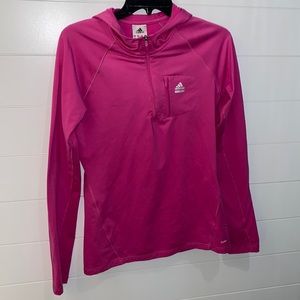 Adidas running jacket Tech fit running jacket Climalite rear pocket women size M